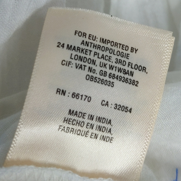 Anthropologie Mermaid Tunic Boho Top Blouse Tee B - Picture 9 of 11